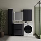 Style Line Шкаф пенал Бергамо 30 L с б/к Люкс Plus антискрейтч графит – картинка-7
